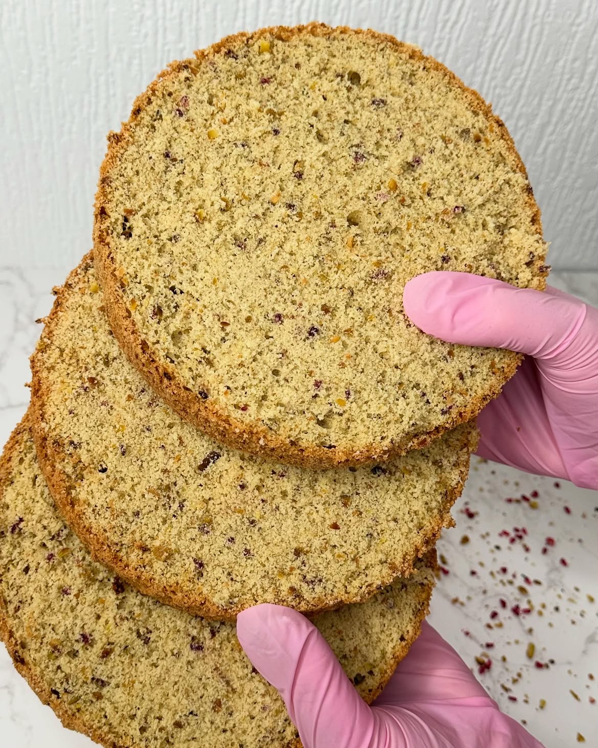 Cake layers and sponge example