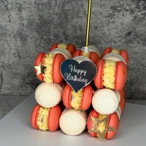 Macarons Cube Tower
